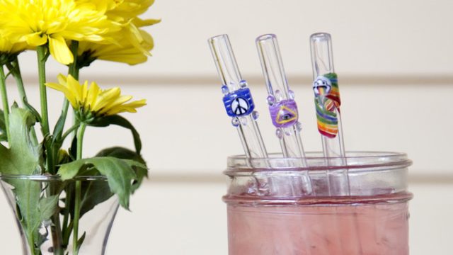 glass straws