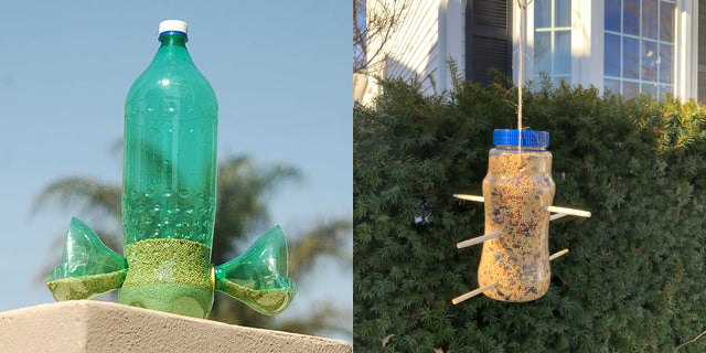 recycled-bottle-bird-feeder