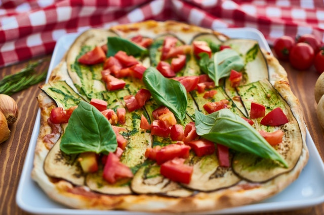 homemade Vegetarian Pizza