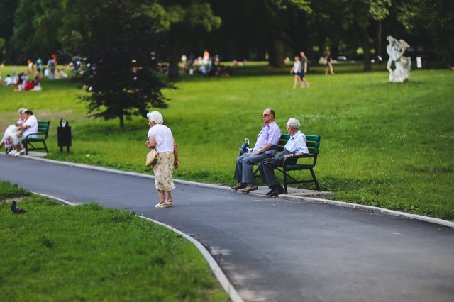 Green Spaces improve Seniors Health 