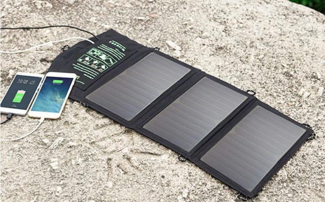 Solar Phone Charger for Eco-Friendly Shopping