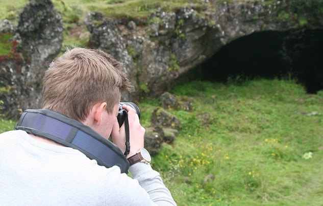 Solar Powered Camera Strap for Eco-Friendly Shopping