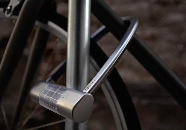 Solar Smart Bike lock for Eco-Friendly Shopping