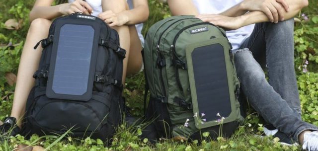 Solar backpack for Eco-Friendly Shopping