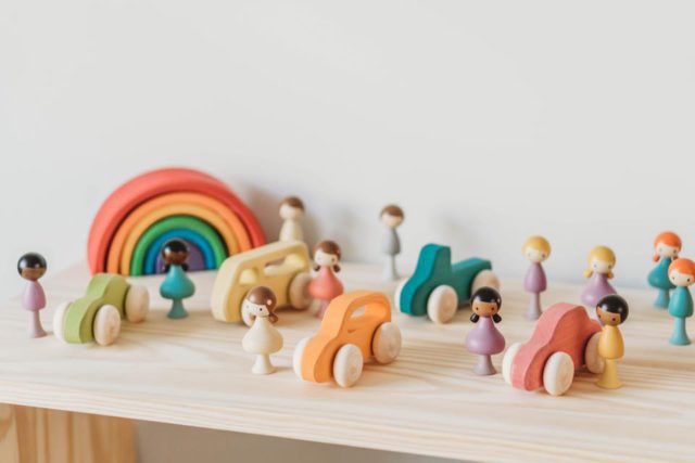 wooden CLICQUES toys review