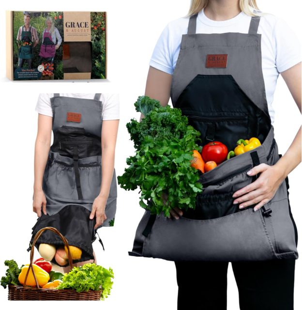 Gardening Apron with Pockets Eco-Friendly Christmas Gift Ideas